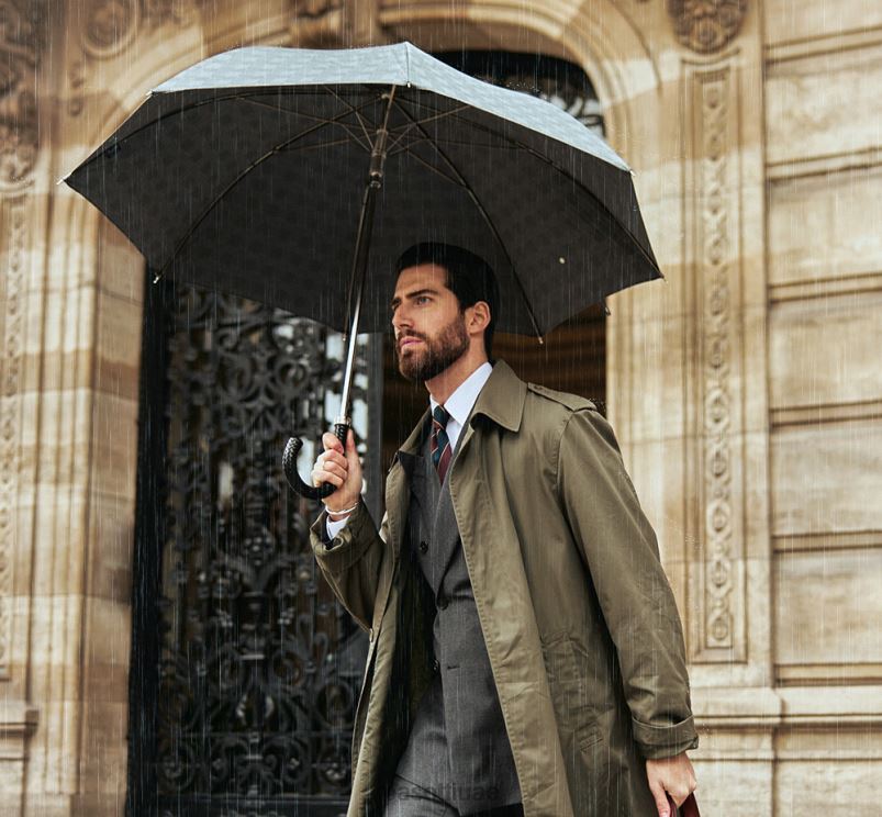 مظلة | 478 ميلفورد -2 إن 37 - مظلة ميلفورد بمقبض جلدي مضفر PASOTTI Z446V39